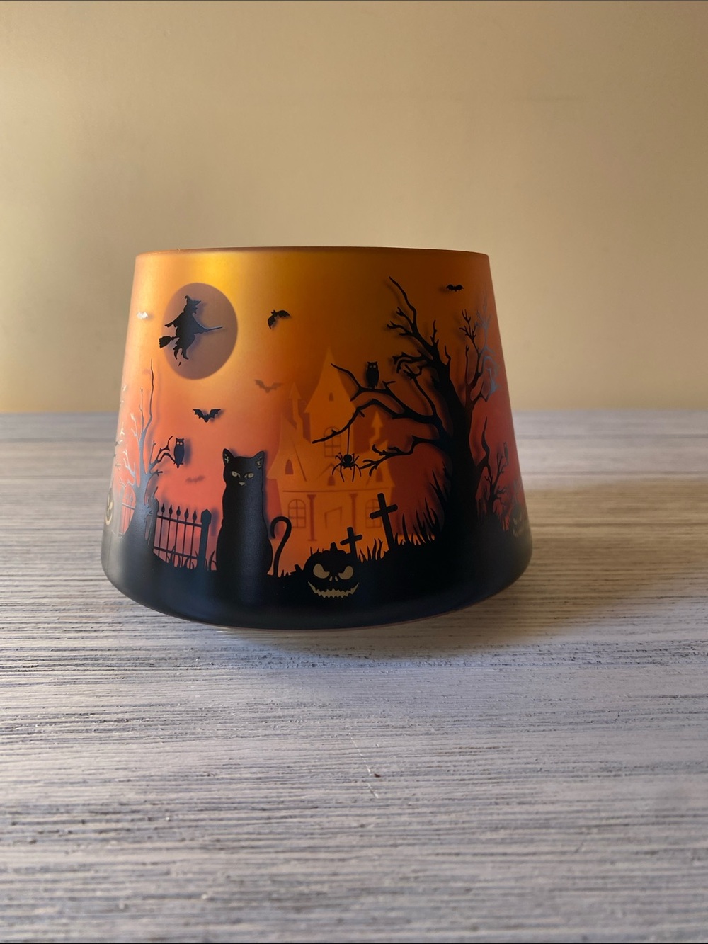 Yankee Candle Halloween Glass Jar Topper